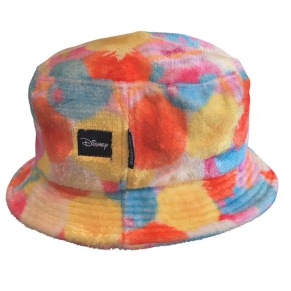 Disney Accessories - Disney spirit jersey Colorful Bucket Hat fuzzy fun bright One Size Walt Disney